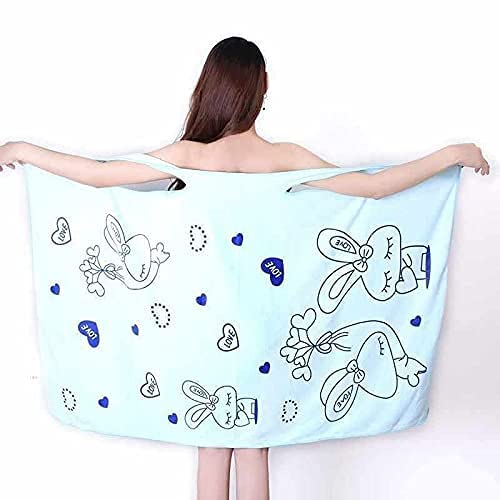 Microfiber Soft Bath Towel and Lady Spa Shower Towel Fashion Women Wearable Quick Dry Magic Bathing Beach Spa Bathrobes Wash Clothing Beach Dresses - (Multicolor) - Image 2